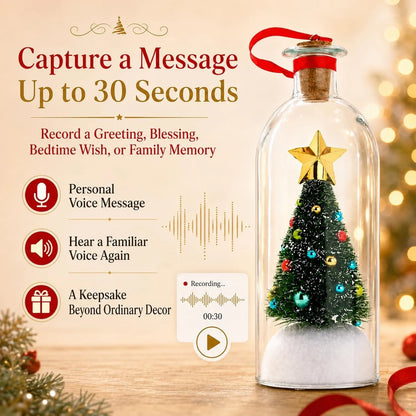 Voice of Christmas Recordable Tree Bottle